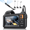 Endoscope Camera with Light, 4.3" IPS Screen, 1920P HD, 16.4FT Semi-Rigid Cord, IP67 Waterproof, Orange G627561
