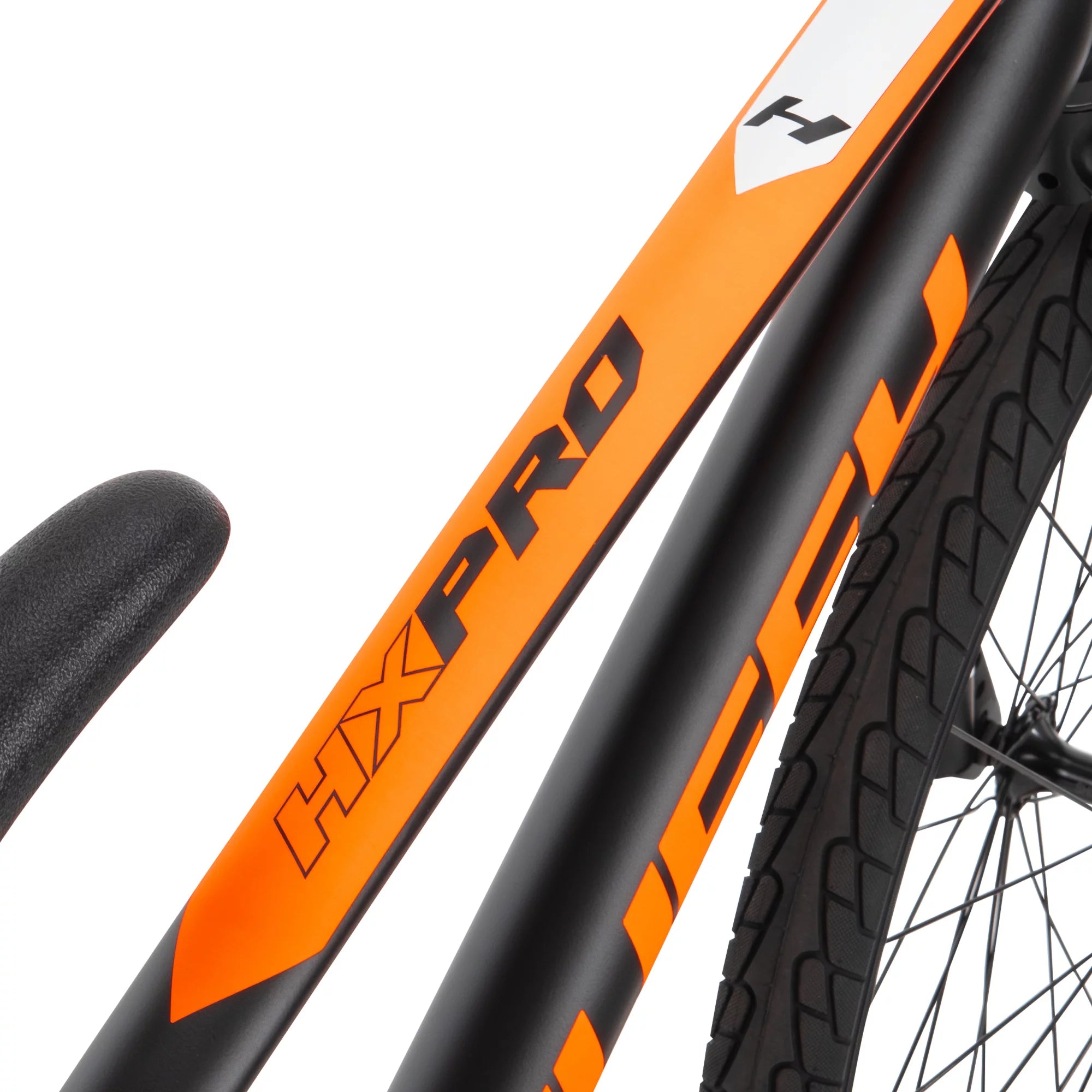 Huffy HX Pro Cruiser 24-inch Aluminum BMX Bike, Black/Orange X7485