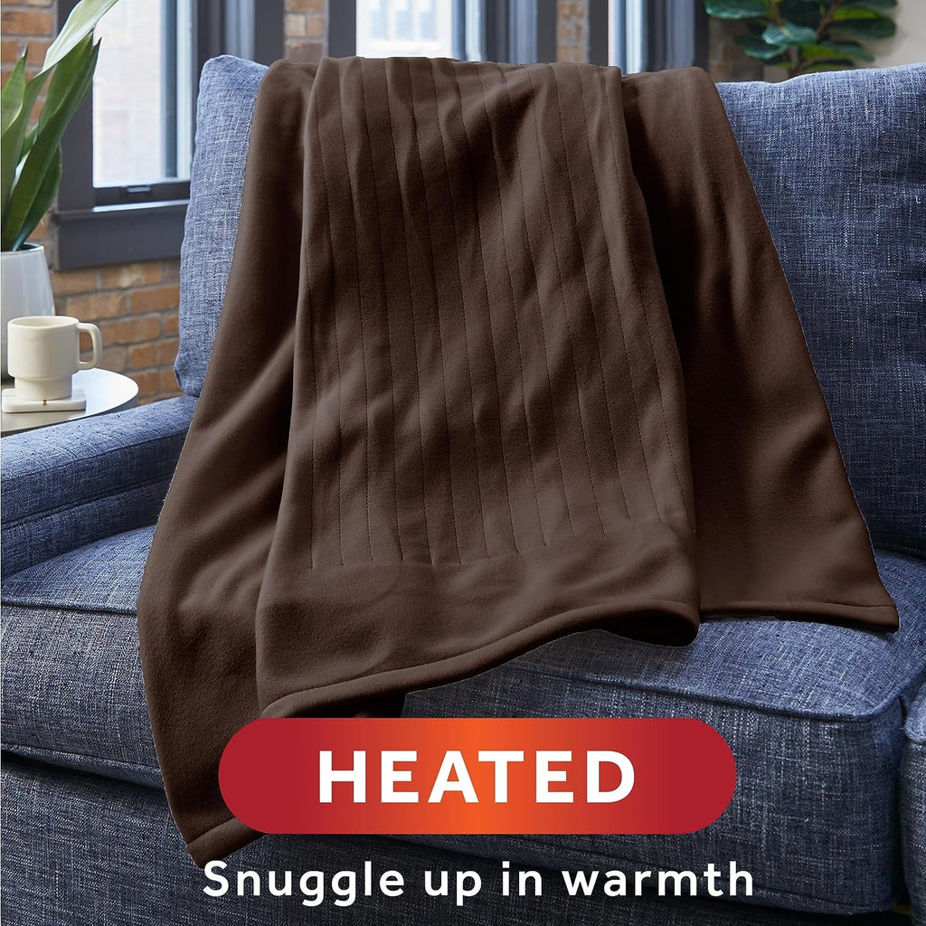 Sunbeam Royal Ultra Admiral Blue Heated Blanket Twin K3121