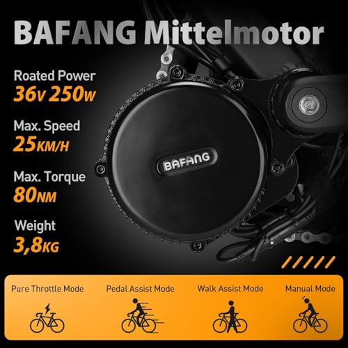 Bafang BBS-HD 48V 1000W Mid Drive Motor Conversion Kit T385