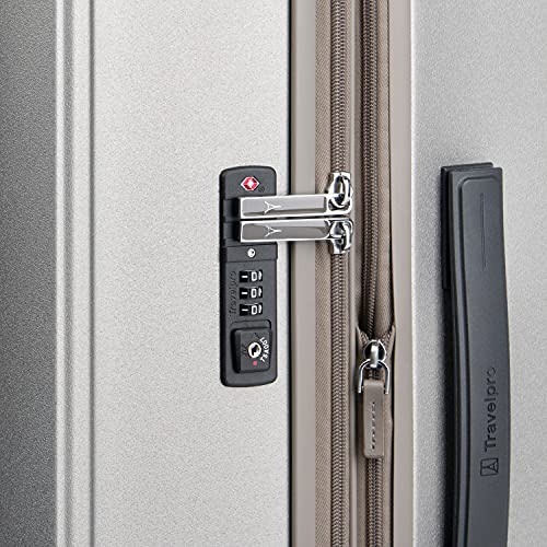 Travelpro Platinum Elite Hardside Expandable Carry-On Luggage, 8 Wheel Spinner, TSA Lock, 20-Inch X826544