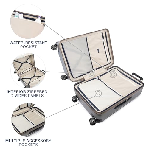 Travelpro Platinum Elite Hardside Expandable Carry-On Luggage, 8 Wheel Spinner, TSA Lock, 20-Inch X826544