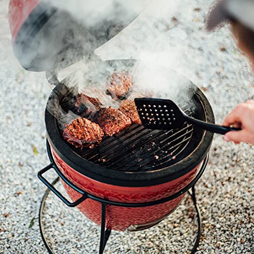 Kamado Joe Joe Jr 13.5-inch Portable Ceramic Charcoal Grill, Red M736033