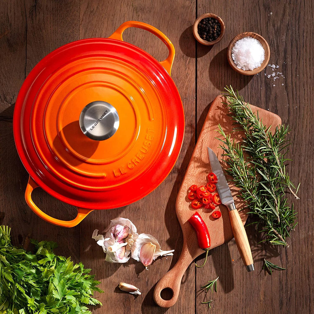 Creuset 9-Piece Signature Cast Iron Cookware Set White Z91667