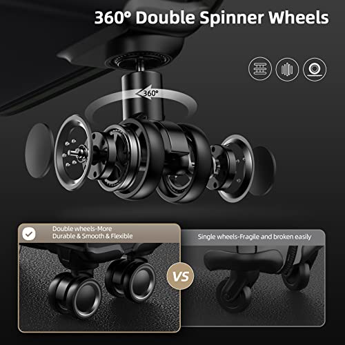 SHOWKOO Luggage Sets 3 Piece Softside Expandable Suitcase with Spinner Wheels TSA Lock K987