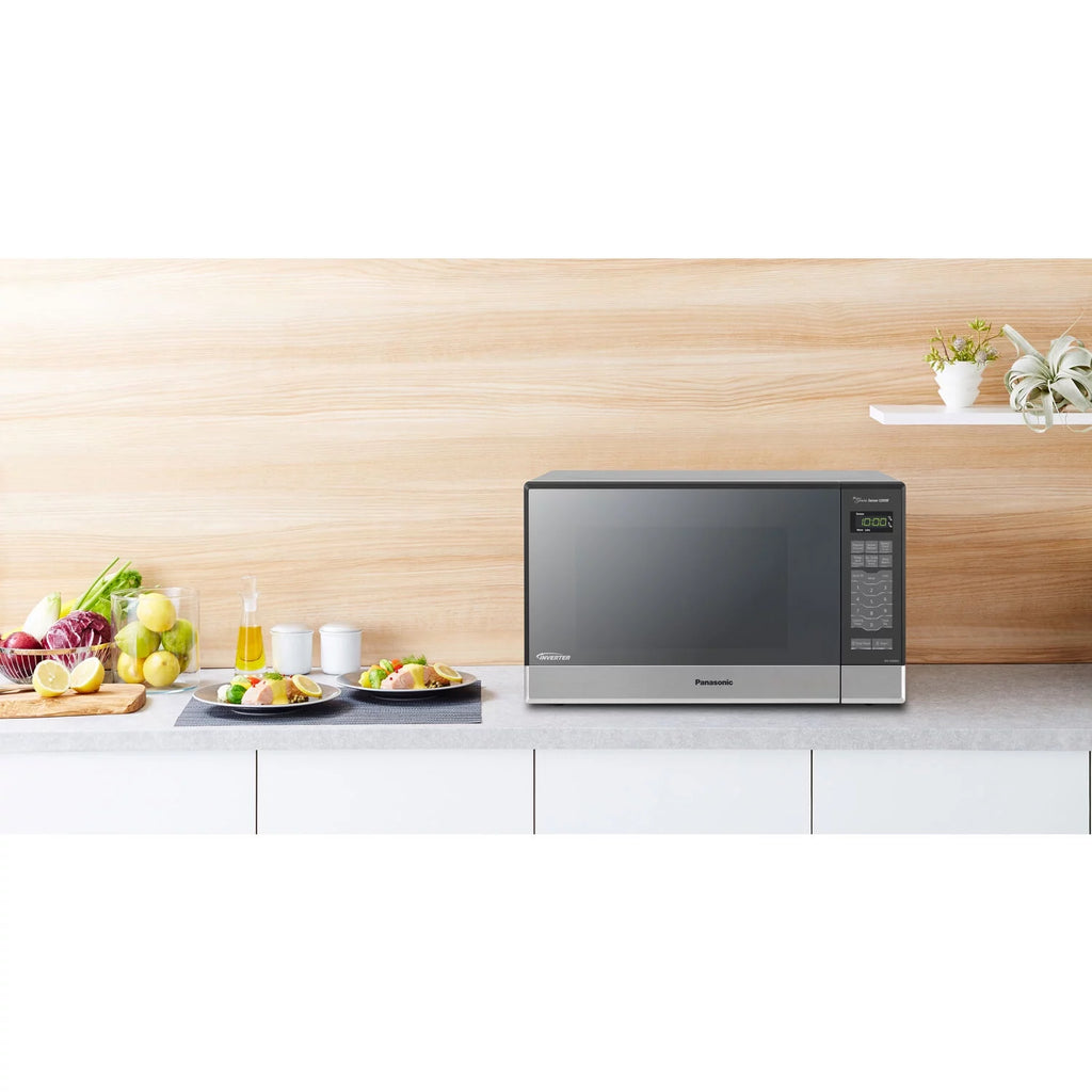 Panasonic 1.2 Cu. Ft. Countertop Microwave Oven with Inverter and Genius Sensor S4085