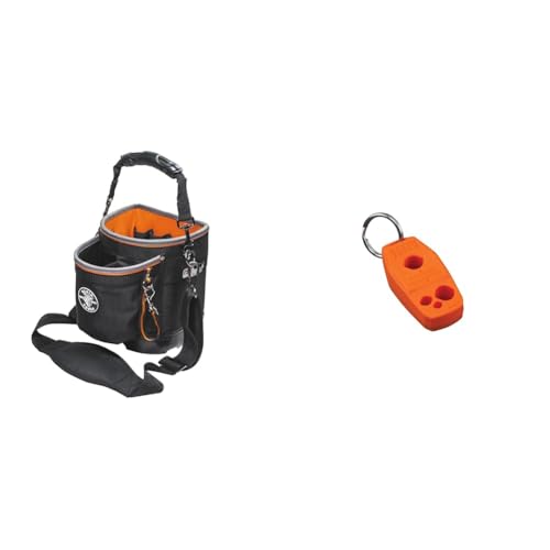 Klein Tools 55419SP-14 Tool Bag with Shoulder Strap, 14 Pockets O8402