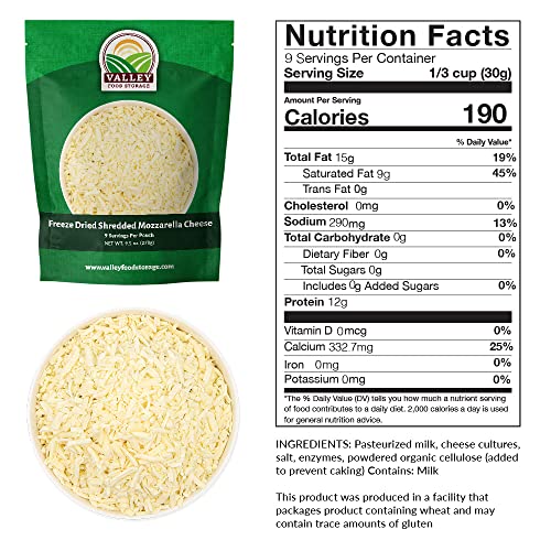 Premium Protein Bucket Freeze Dried Meat & Dairy 25 Year Shelf Life by Valley Food Storage S605261