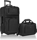U.S. Traveler Rio Expandable Carry-on Luggage, Orange R95197