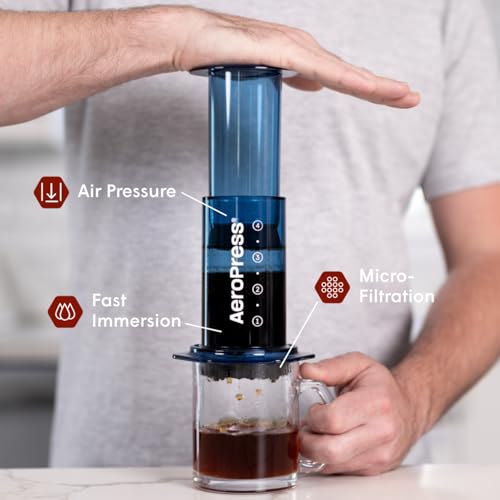 AeroPress Original Coffee Press – 3-in-1 Portable Coffee Maker for Travel S81656