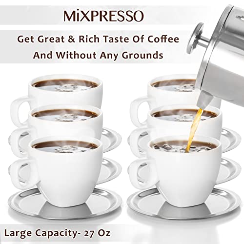 Mixpresso Stainless Steel French Press Coffee Maker 27 Oz T829384