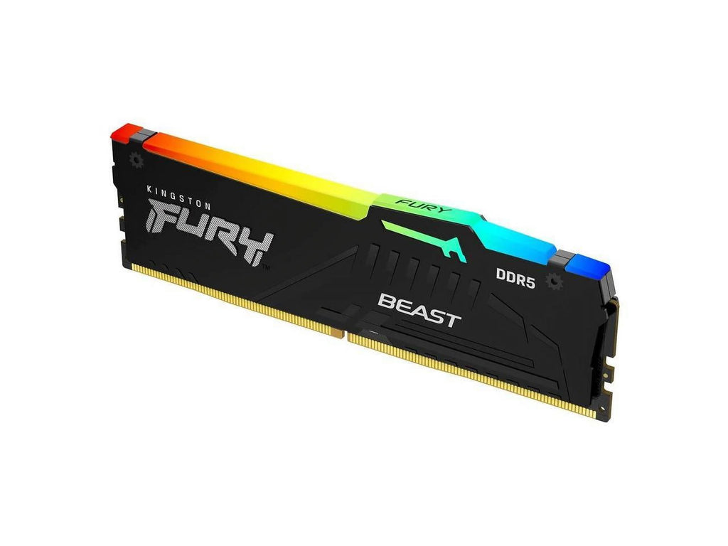 Kingston FURY Beast RGB 32GB (2 x 16GB) DDR5 6000 Desktop Memory W27660