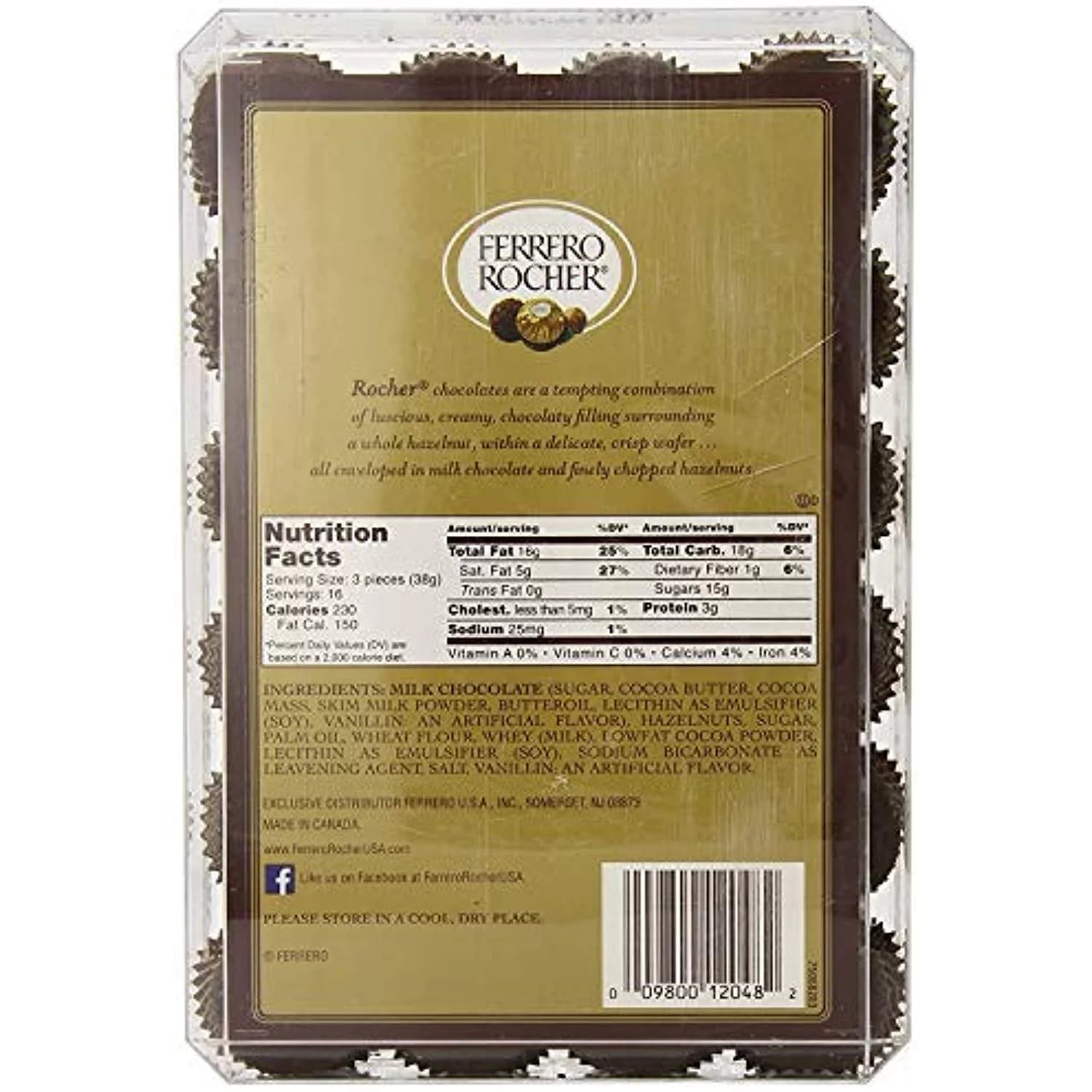 Ferrero Rocher Hazelnut Chocolates 48 Pack K5039