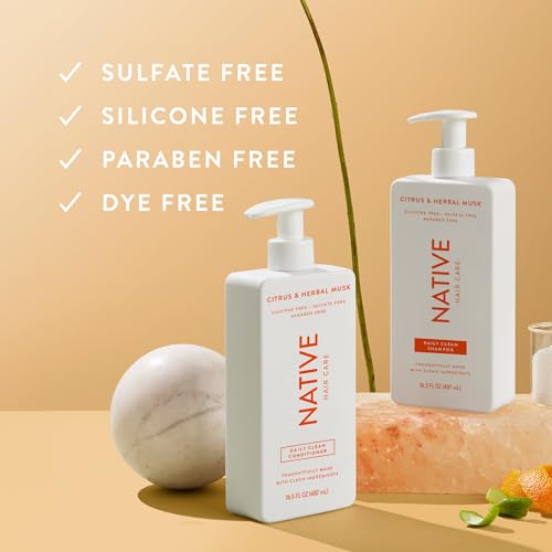 Native Shampoo and Conditioner, Sulfate & Dye Free, Almond & Shea Butter, 16.5 fl oz each (2 pack) B27204