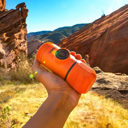 WACACO Nanopresso Portable Espresso Maker, 18 Bar Pressure, Manual Travel Coffee Maker F884