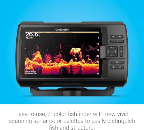 Garmin Striker Vivid 7cv Fishfinder with GT20-TM Transducer M900