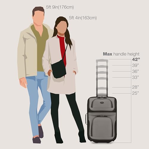 U.S. Traveler Rio Expandable Carry-on Luggage, Orange R95197