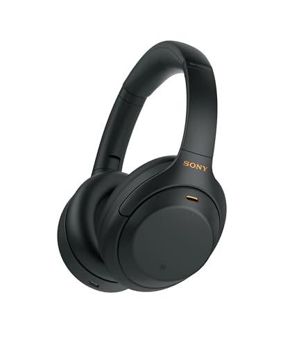 Sony WH-1000XM4 Wireless Noise Canceling Overhead Headphones with Mic, Black M386335