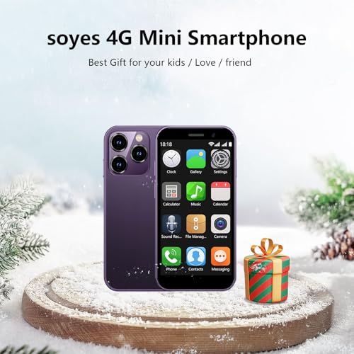 Mini Phone 4G Unlocked Small Smartphone 3.0" Touch Screen Dual SIM 2GB+16GB Black P776944