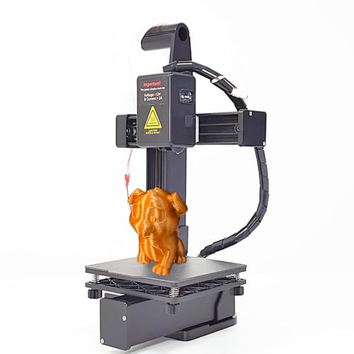 Mini 3D Printer for Beginners, High Speed & Precision, 100x100x100mm, Black E467509