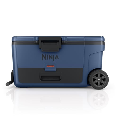 Ninja FrostVault 45QT Cooler with Wheels, Lakeshore Blue M1144