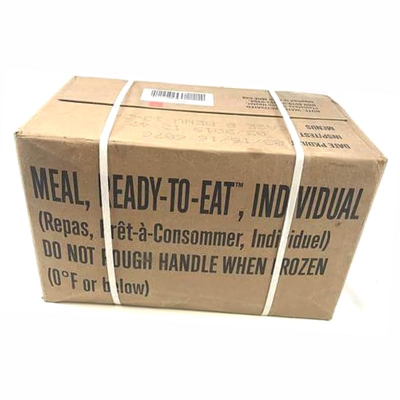 MRE Meal Kit A and B Bundle Cases - U.S. Military Surplus with Heater A9449