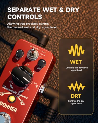 Donner Morpher Mini Distortion Guitar Pedal 3 Modes for Electric Guitar V47970