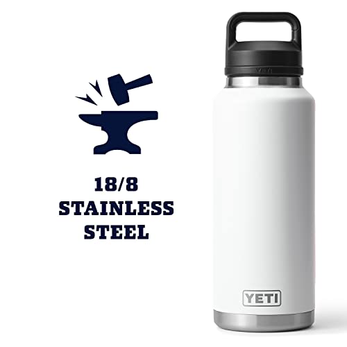 YETI Rambler 46 oz Bottle, Vacuum Insulated, Stainless Steel with Chug Cap P841780