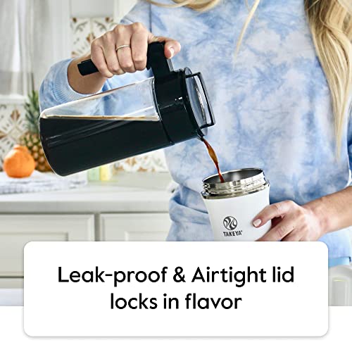 Takeya Tritan Cold Brew Coffee Maker - 1 Quart, Black W8574