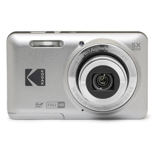 KODAK PIXPRO FZ55-BL 16MP Digital Camera 5X Optical Zoom 1080P Full HD Video (Blue) D917