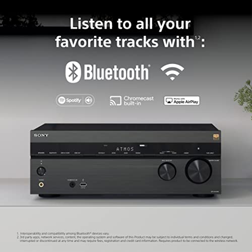 Sony STR-AN1000 7.2 CH 8K A/V Receiver with Dolby Atmos and Bluetooth Y286