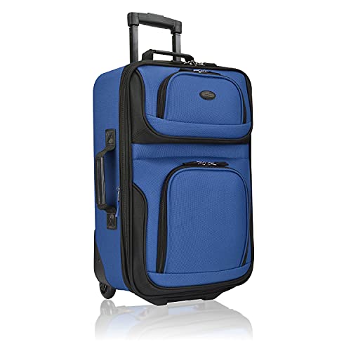U.S. Traveler Rio Expandable Carry-on Luggage, Orange R95197
