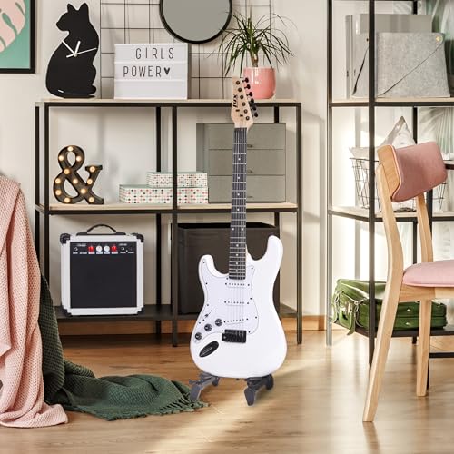 LyxPro Electric Guitar 39" Beginner Starter Kit with 20W Amp, Black B69338