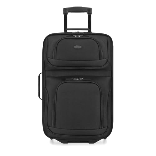 U.S. Traveler Rio Expandable Carry-on Luggage, Orange R95197