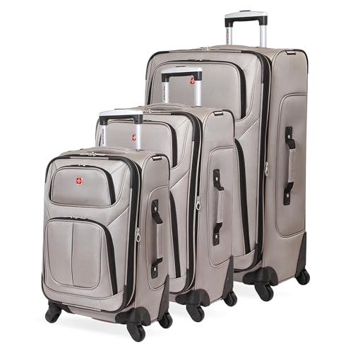 SwissGear Sion Softside Expandable Roller Luggage 3 Piece Set N784870