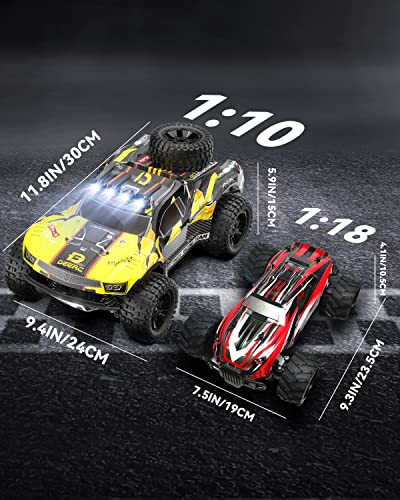 DEERC 9201E 1:10 Remote Control Truck 4x4 Off-Road with Lights W890240