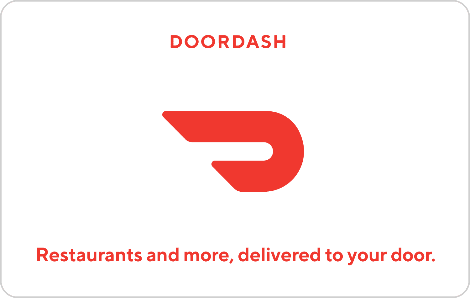 DoorDash $50 eGift Card