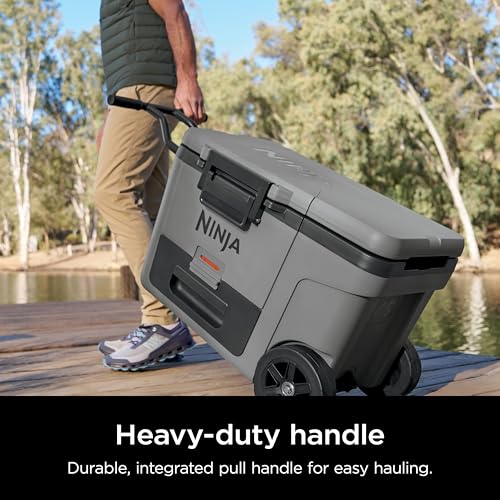 Ninja FrostVault 45QT Cooler with Wheels, Lakeshore Blue M1144