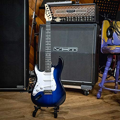 LyxPro Electric Guitar 39" Beginner Starter Kit with 20W Amp, Black B69338