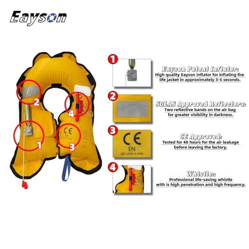 Light Inflatable Life Jacket Automatic/Manual Y726
