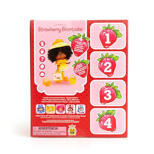 Strawberry Shortcake Classic 5.5-inch Poseable Scented Fashion Doll with 4 Accessories K41828