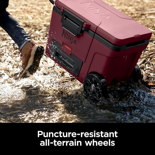 Ninja FrostVault 45QT Cooler with Wheels, Lakeshore Blue M1144