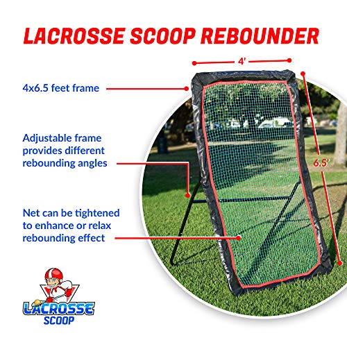 Lacrosse Rebounder 4x7ft for Backyard Training Q196