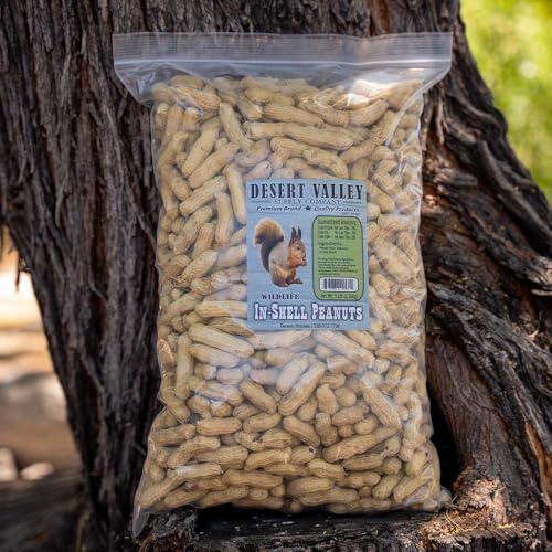Desert Valley in Shell Peanuts, All Natural Wild Bird and Wildlife Food, 5 Pounds R4576