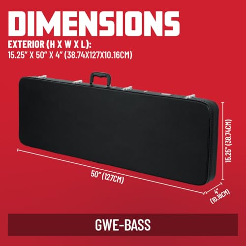 Gator Cases Hard-Shell Wood Case for Electric Guitars (GWE-ELEC) O817