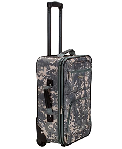 Rockland Journey Softside Upright Luggage Set, Expandable, 4-Piece K56322