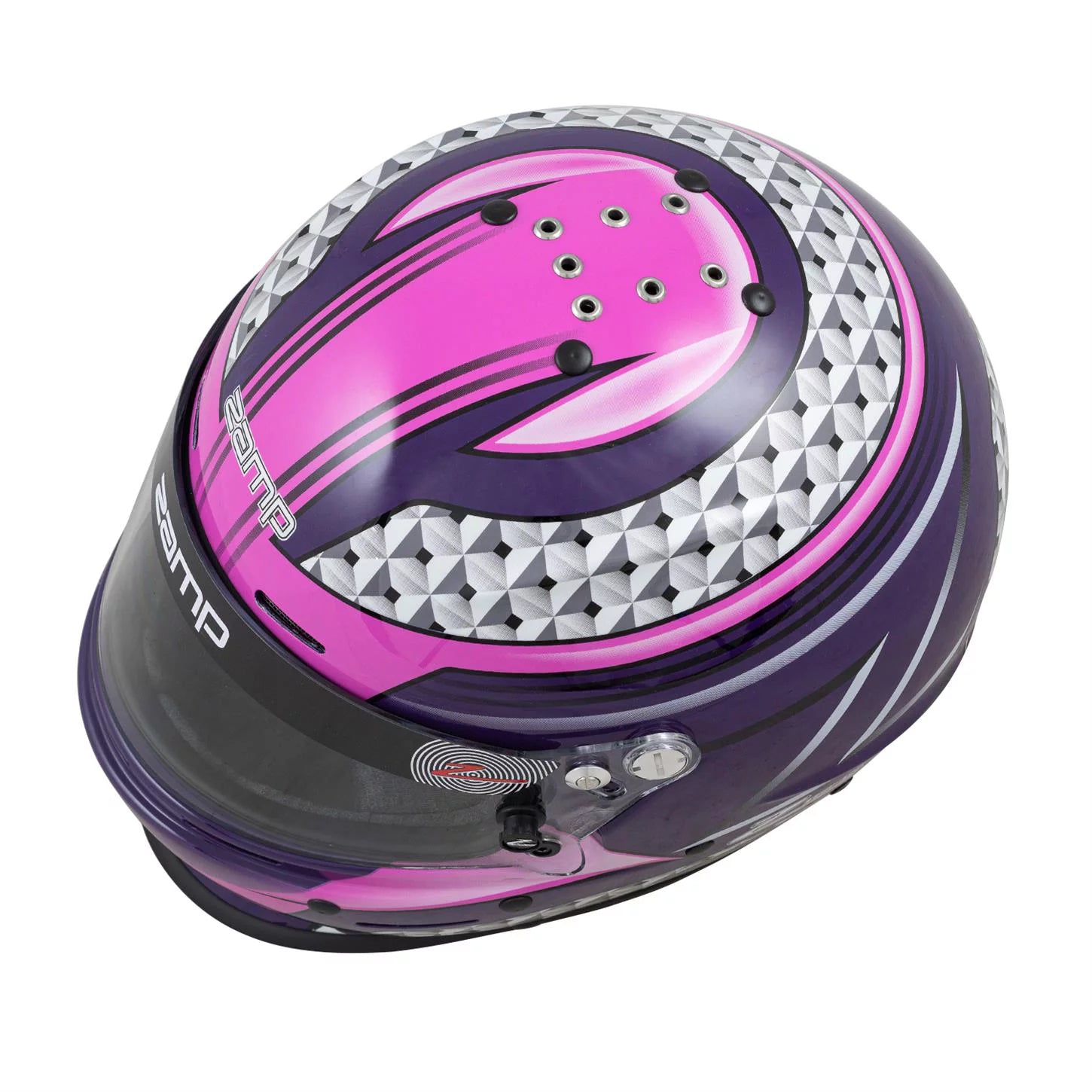 Zamp RZ-62 Aramid Mix SA2020 Helmet, Blue/Green, X-Large S7267
