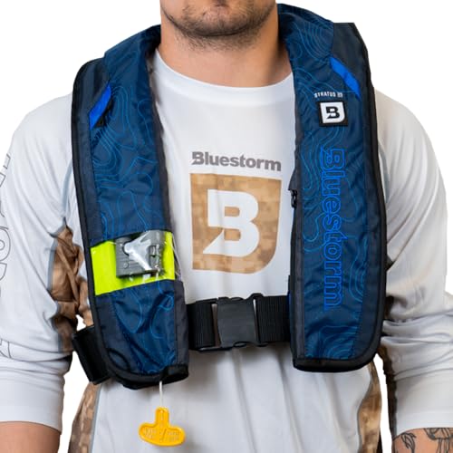 BLUESTORM Stratus 35 Inflatable Life Jacket PFD for Adults, USCG Approved K83495