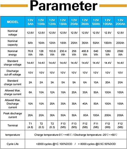 Weize 12V 100Ah LiFePO4 Lithium Battery with Smart BMS D8810
