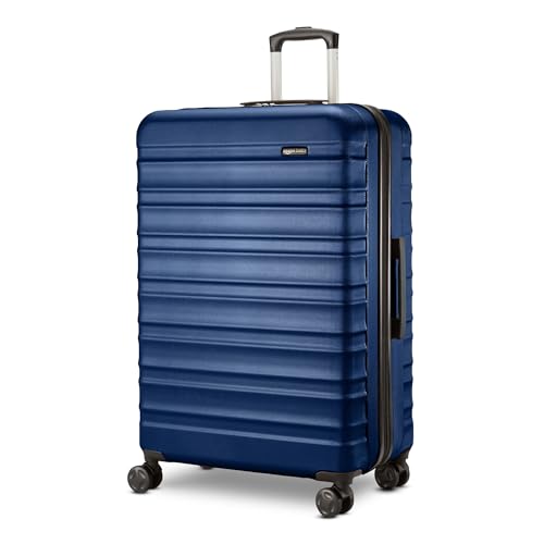 Amazon Basics 21" Hardside Carry-On Luggage with Wheels, Expandable, Black L489